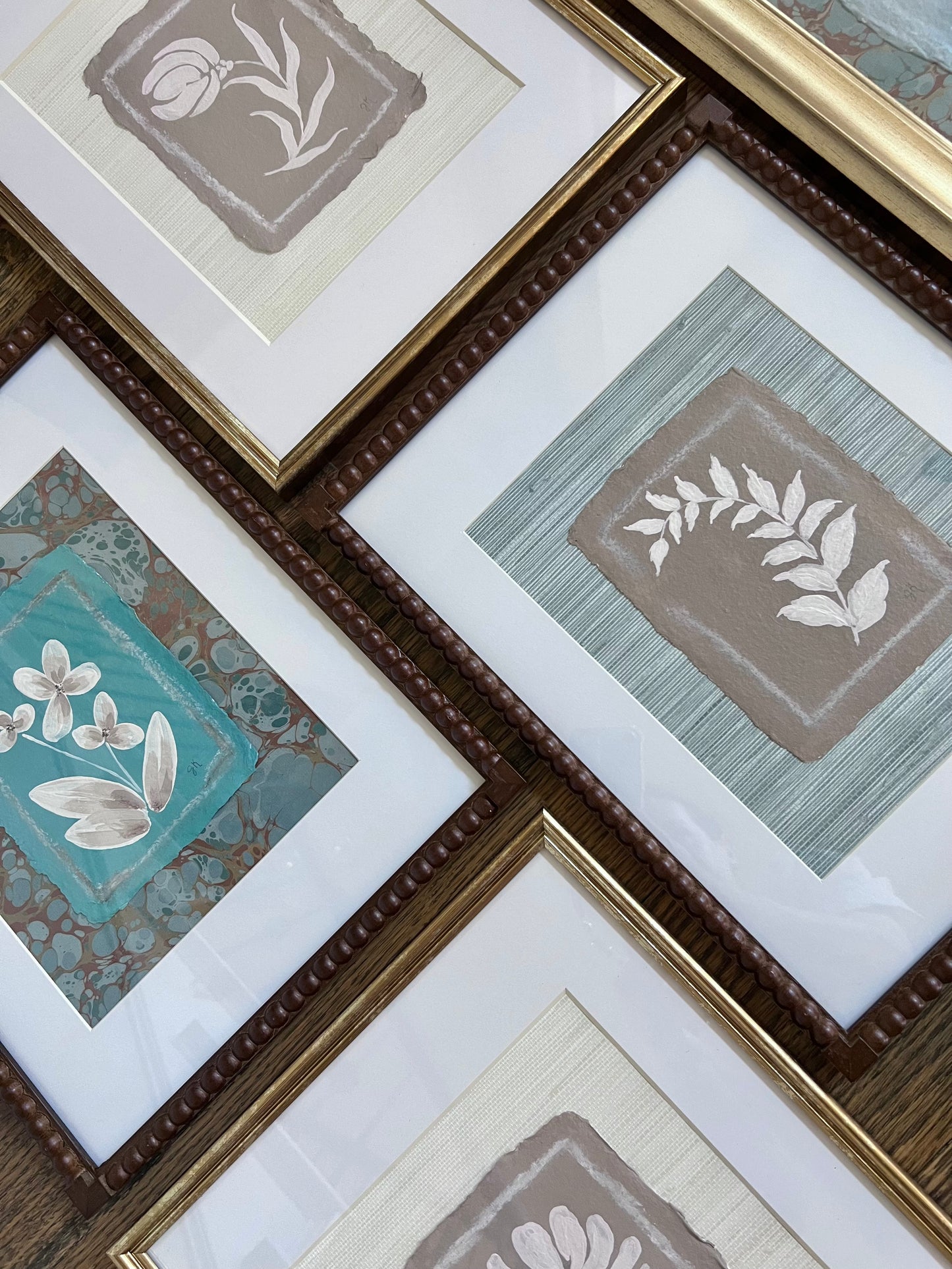 Framed Textured Bloom xi