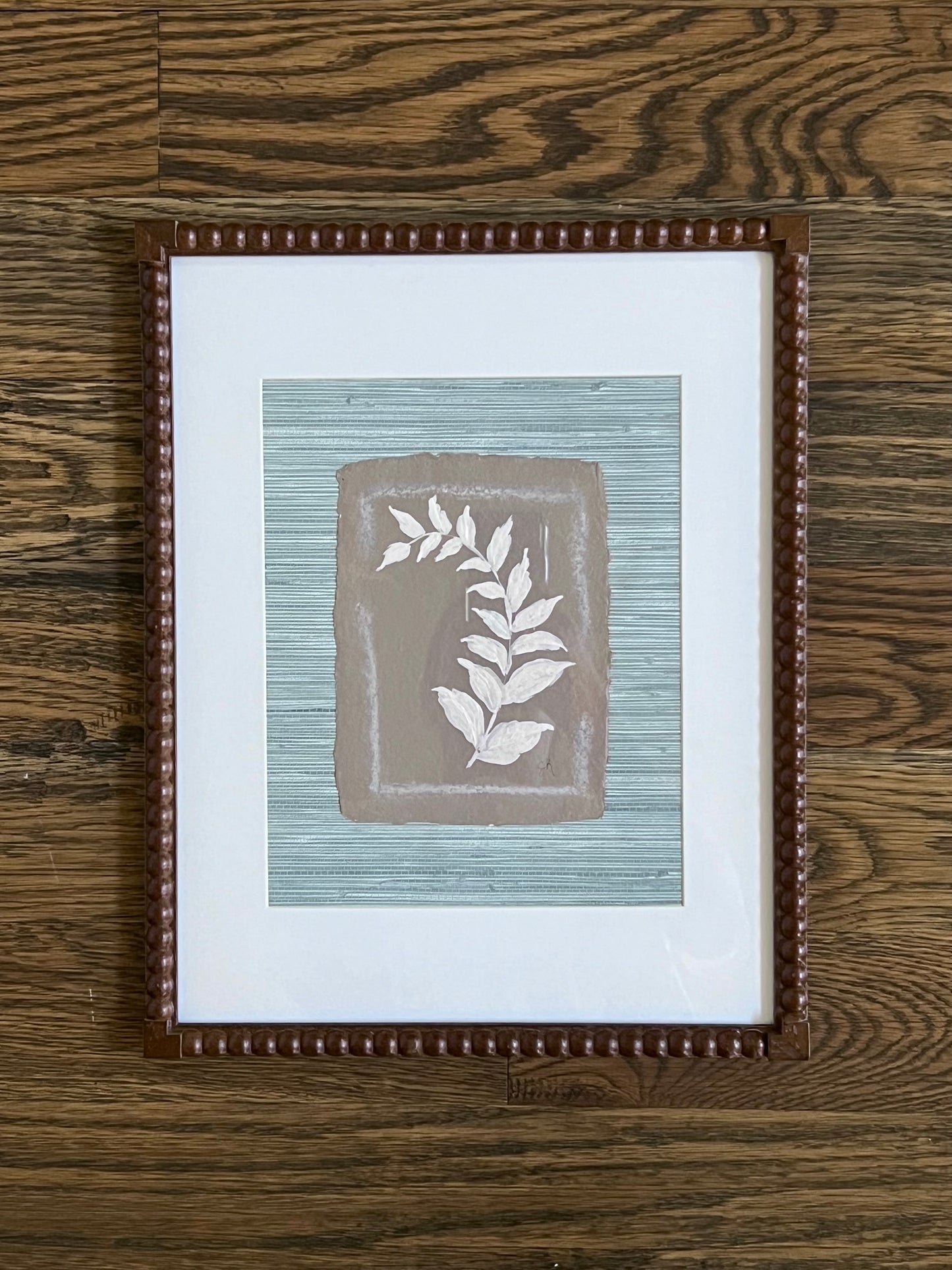 Framed Textured Bloom xii