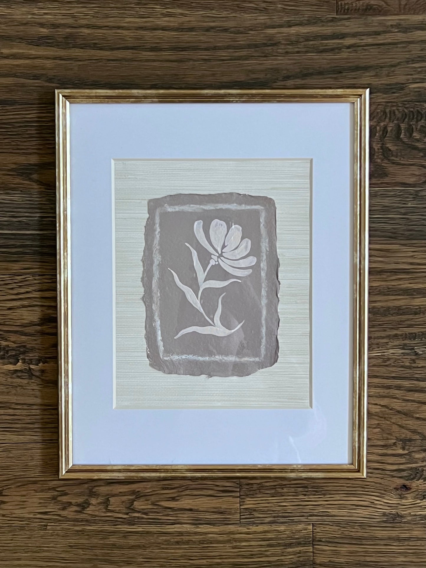 Framed Textured Bloom xi