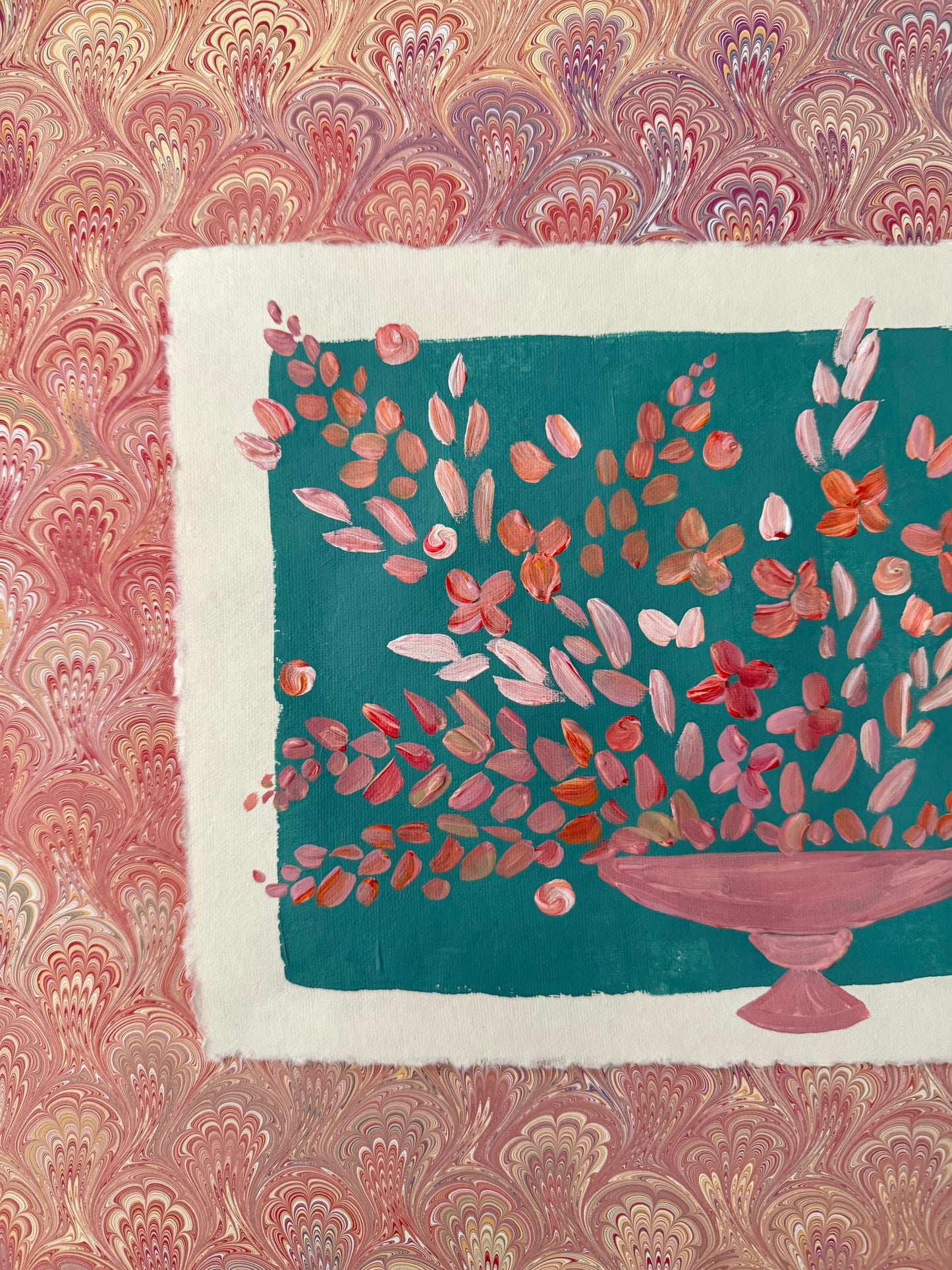 Vessel in Bougainvillea
