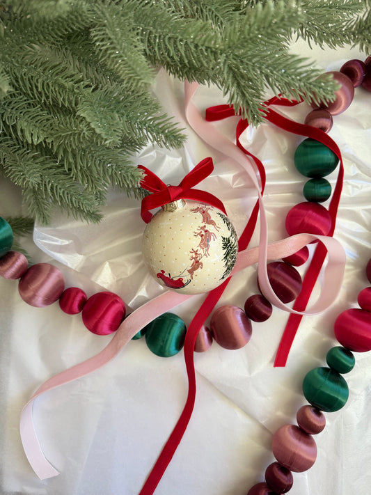 Trad Santa Ornament