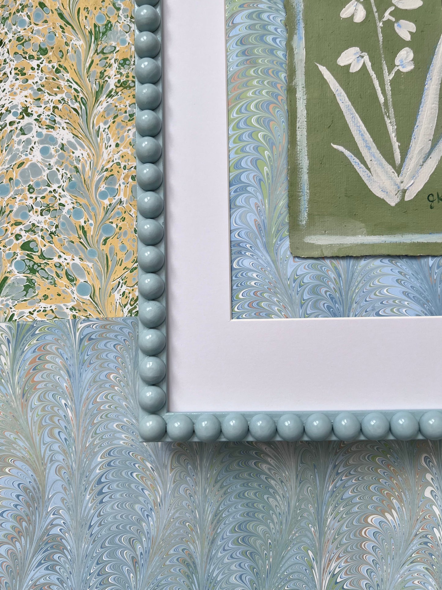 Framed mini floral en nuance